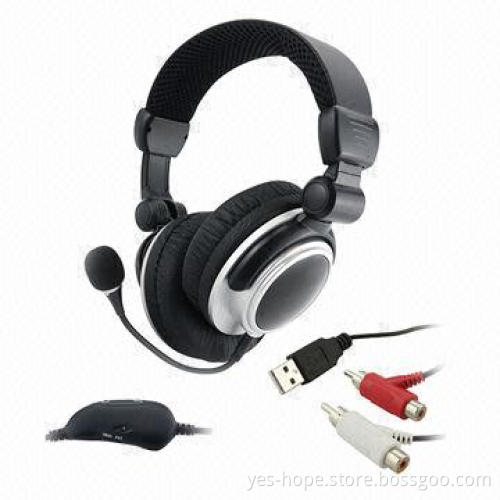 Multifunction Gaming Headset with CE, RoHS Marks, Customized Logos Available